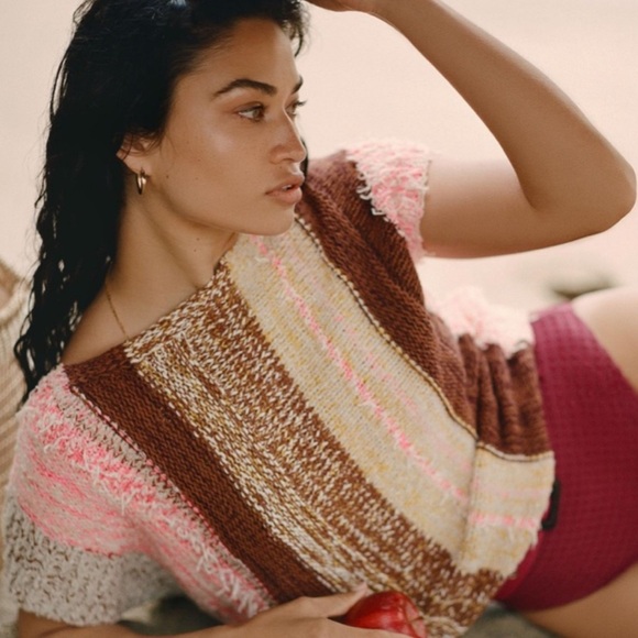 Anthropologie Textured Sweater Pancho Top - Size XS - Picture 11 of 11